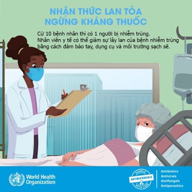 Hình ảnh chi tiết tin tức Tuần lễ truyền thông phòng, chống kháng thuốc năm 2021: “Nhận thức lan tỏa, Ngừng kháng thuốc” Hình ảnh tin tức Tuần lễ truyền thông phòng, chống kháng thuốc năm 2021: “Nhận thức lan tỏa, Ngừng kháng thuốc”