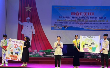 Hình ảnh chi tiết tin tức Hưởng ứng Ngày Thế giới không thuốc lá 31/5 và Tuần lễ quốc gia không thuốc lá 25 - 31/5/2022: “Thuốc lá - Mối đe dọa tới môi trường của chúng ta” Hình ảnh tin tức Hưởng ứng Ngày Thế giới không thuốc lá 31/5 và Tuần lễ quốc gia không thuốc lá 25 - 31/5/2022: “Thuốc lá - Mối đe dọa tới môi trường của chúng ta”