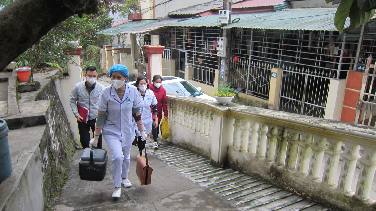 Thành phố  Yên Bái tổ chức tiêm Vắc – xin phòng Covid -19 tại nhà.