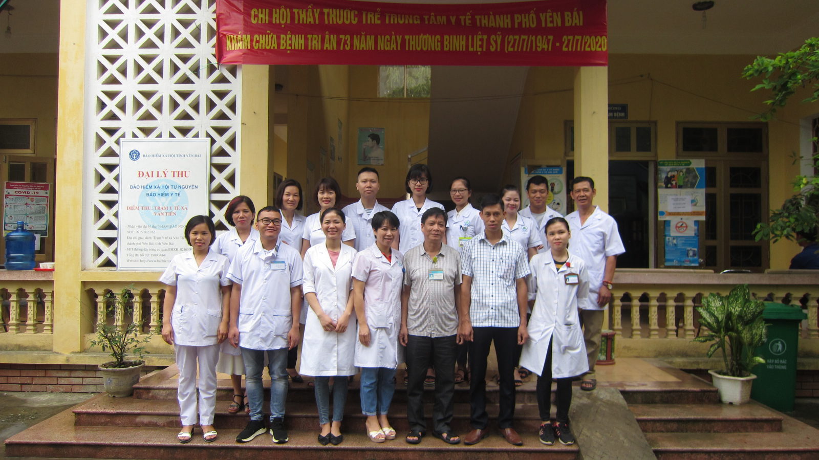 Chi hội thầy thuốc trẻ Trung tâm Y tế thành phố Yên Bái tổ chức các hoạt động  kỷ niệm 73 năm Ngày Thương binh – Liệt sĩ.